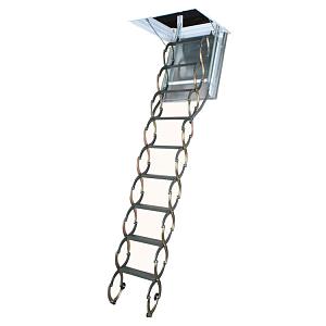 Купить Чердачная лестница Fakro LSF огнестойкая металлическая 60х120х(280-300)см в Иркутске